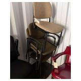 Lot – (4) Assorted Cushioned Chairs