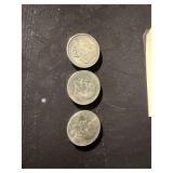 Lot - (3) collectible coins