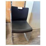 Lot – (7) Plastic Mesh-Back Chairs