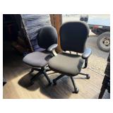 Lot – (2) Rolling Office Chairs