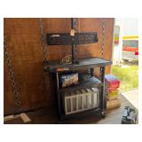 Rolling Cart with TV Mount