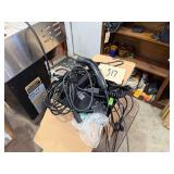 Assorted cabling and computer supplies