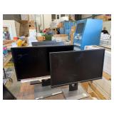Lot – (2) Dell monitors