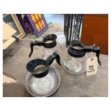 Lot – (3) Coffee Pots