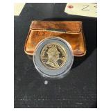 Bear Bryant collectible coin and coin holder