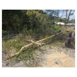 Single axle pipe trailer