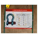 2026 MFGSTAR Unused Screw Pin Anchor Shackles