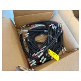 BOX of Unused Hydraulic Hoses and Fittings