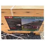 2026 KJ Unused K2223G 23ft x 22ft Double Garage Metal Shed