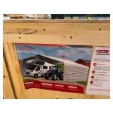 2026 SDLanch Unused SDLC2030FT 20ft x 30ft All-Steel Carport with Enclosed Sidewalls
