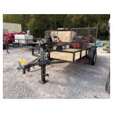 Single-axle utility trailer