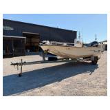 2003 Carolina Skiff 198 Boat and Trailer