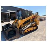 2022 Caterpillar 299D3 XE LM Skidsteer with Grapple Bucket