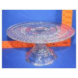 Glass Cake Stand - 10"