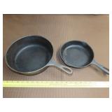 2 Wagner Cast Iron Pans