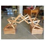 Wood Acordian Rack
