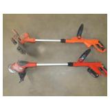 2 Black & Decker Weedeaters - Battery & Electric