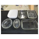 Lot of Glass Bakeware