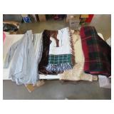 Lot of Blankets & Throws