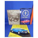 3 Metal Ford & Jeep Signs