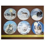 6 Wolf Collector Plates