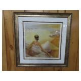 Framed "Tranquil Shore" Print - 27"x27"