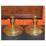 Pair of Brass Candle Holders