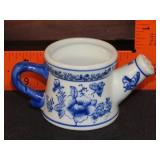 Small Blue & White Watering Can