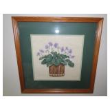 Flower Crossstitch - 15 Square