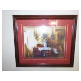 Framed Flower Print