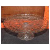 Glass Cake Stand - 9 1/2"