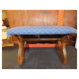 Wood Heart Cut Out Stool