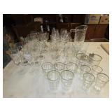 Lot of Clear Glass