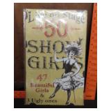 Metal Show Girls Sign - 10x16