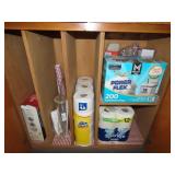 Cabinet Lot - Household Supplies
