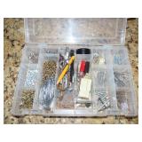 Plastic Hardware Organizer w/ Contents