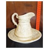Ceramic Bowl & Pitcher