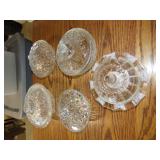 5 Candy & Butter Dishes