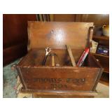 Wood Tool Chest w/ Tools