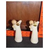 2 Willow Tree Angels w/ Boxes