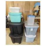 Plastic Tubs w/ Lids