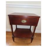 Mahogany 1 Drawer Night Stand