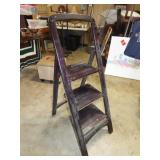 Folding Wood Step Ladder