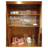 Shelf Lot of Glassware - Bookshelf NOT Included