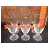 Set of 6 Candlewick Glasses