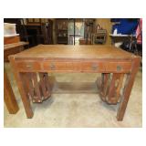 Mission Style Oak Desk