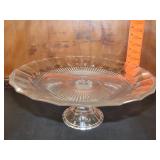 Glass Cake Stand 14 Inch