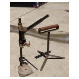 Old Drill Press & Ladder Stand