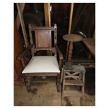 Step Ladder, Chair & Plantstand