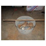 Galvanized Bucket With Some Hardware
